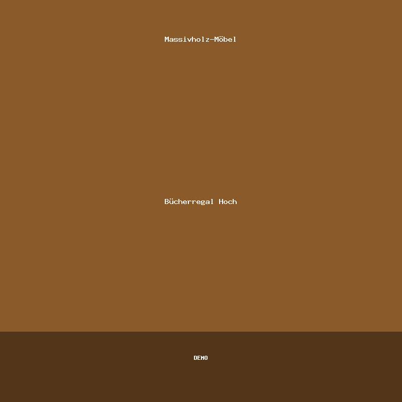 Bücherregal Hoch
